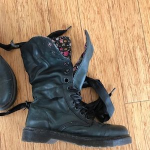 Dr Martens Floral Boots